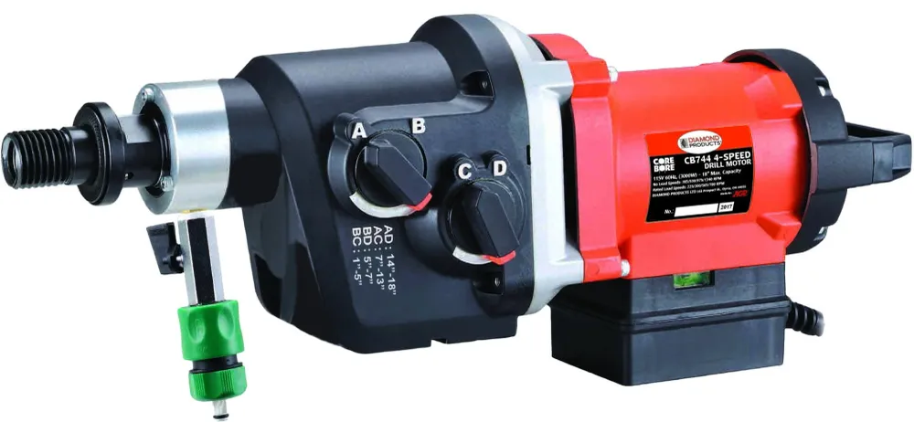 Core Bore Mounted Drill Motors - Dier- en Milieuvriendelijk