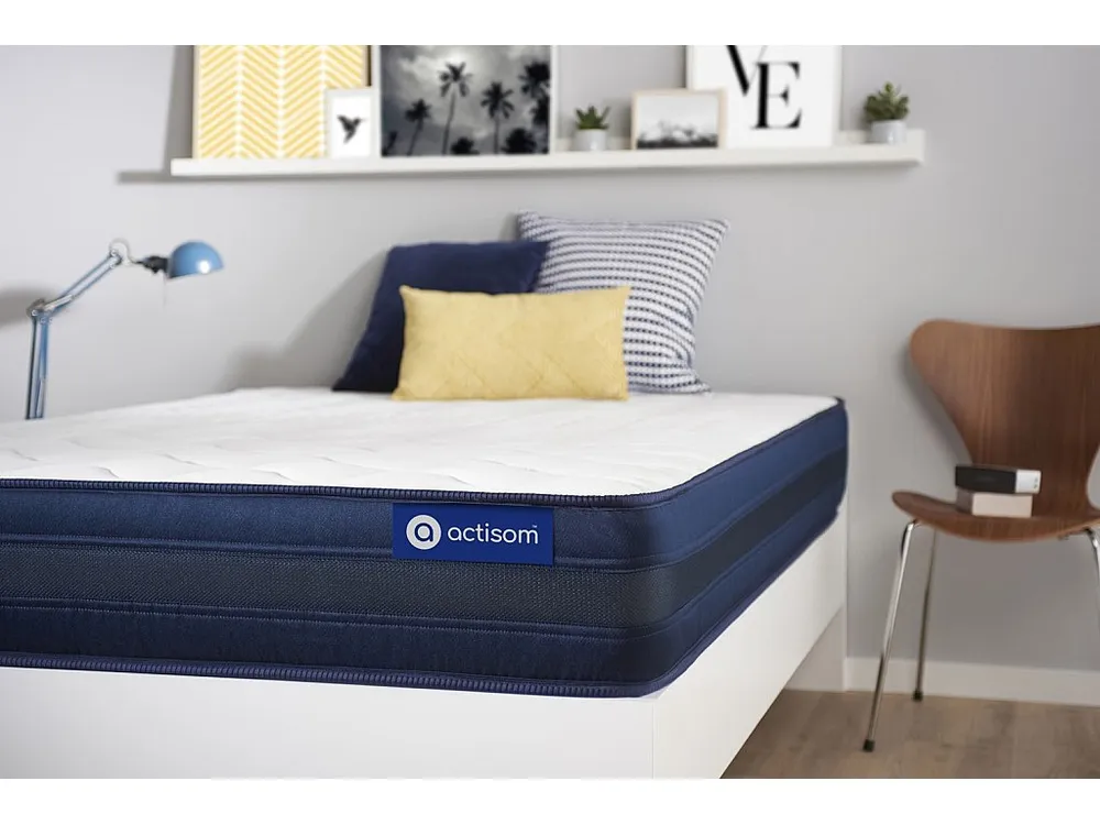Actimemo tech matras 90x210cm , Matrasdikte : 24 cm , Traagschuim , Heel stevig, 5 comfortzones