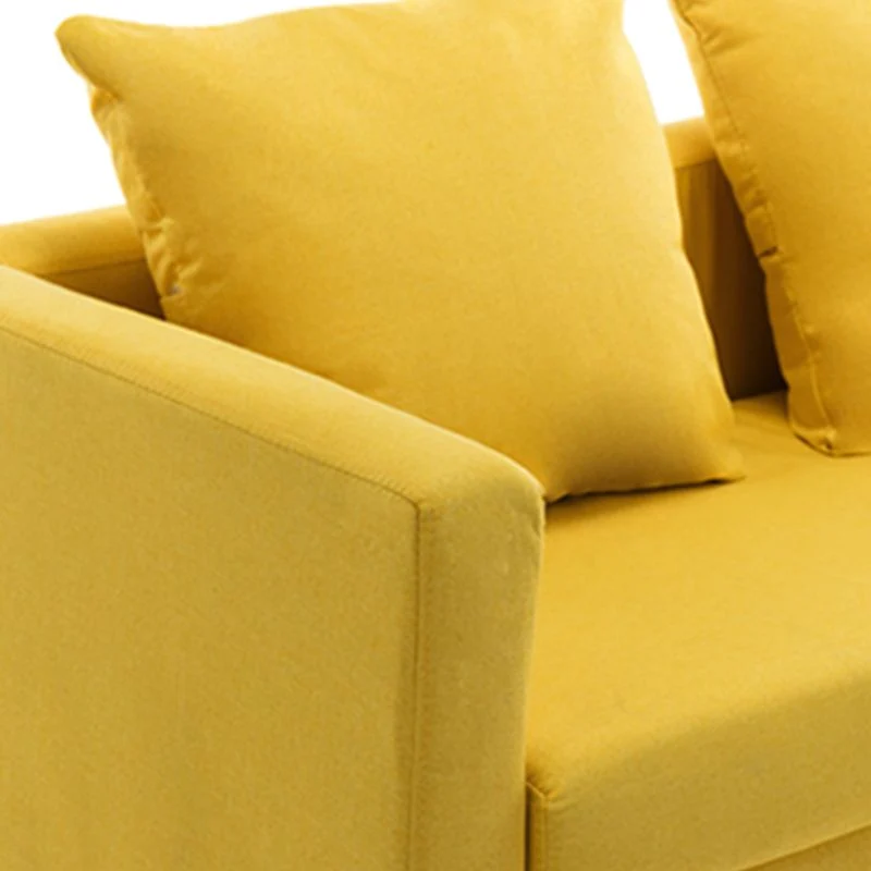 Contemporary Loose Back Typisch Square Arm Slipcovered Seating Emmer Khaki