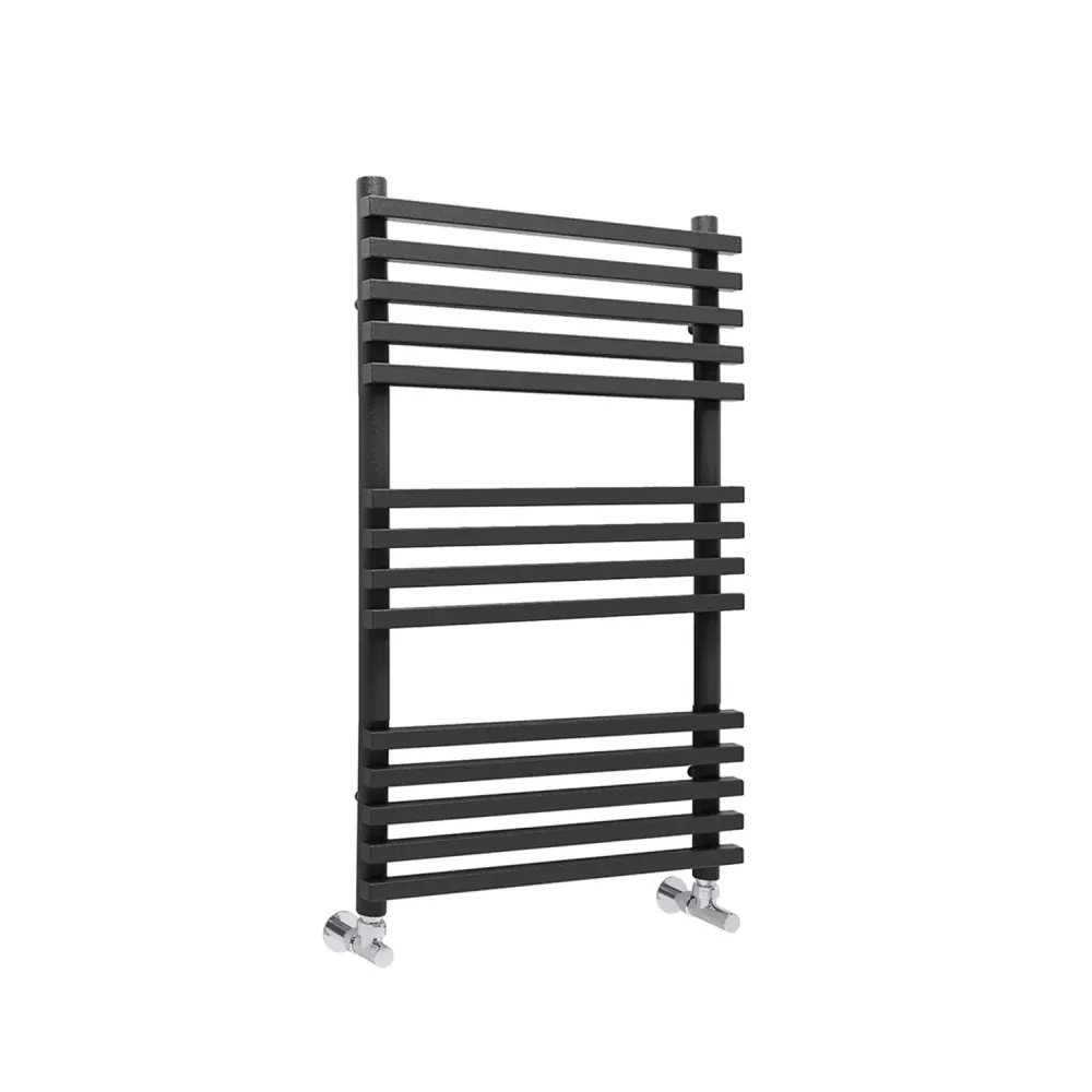 Gecertificeerd Strooizout Hydraulic towel warmer model Trapani Lazzarini 800x500 straight - Anthracite