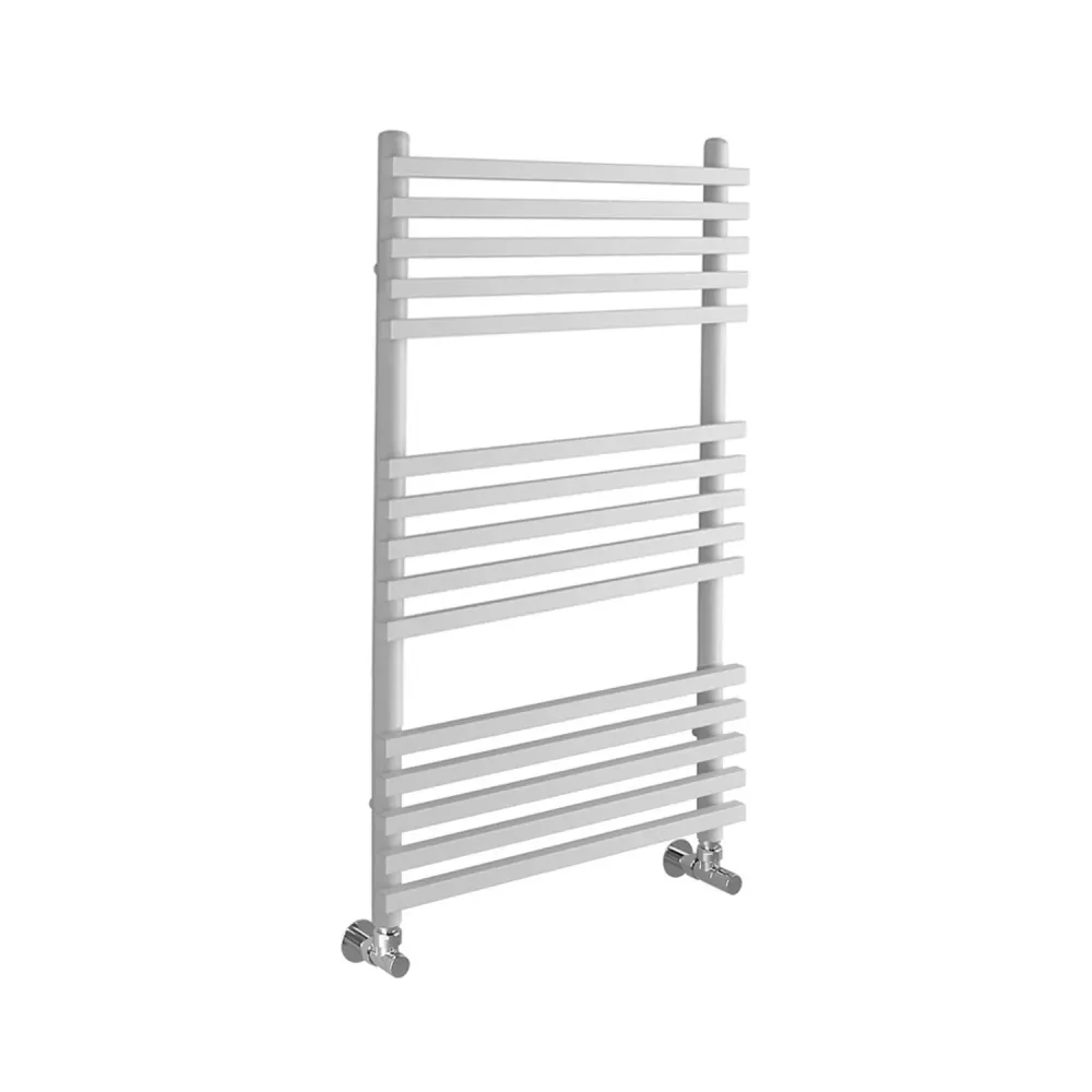Hydraulic towel warmer model Trapani Lazzarini 800x500 straight - Wit
