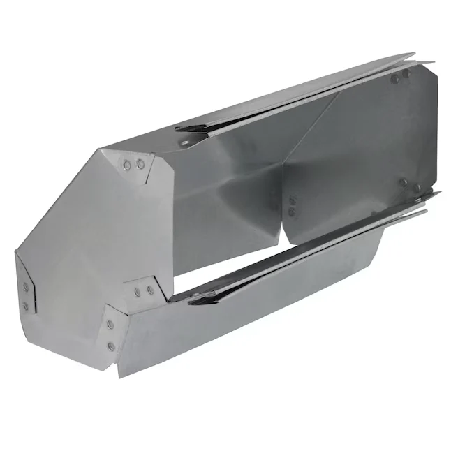 Korrel IMPERIAL Galvanized Staalsoort Rectangle Flat 90 Degree Shortway Duct Elbow