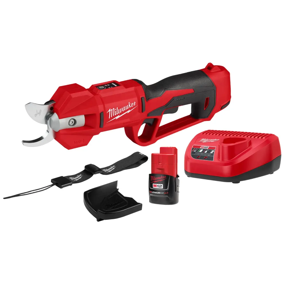 MILWAUKEE M12™ Pruning Shears Kit met Anti-Corrosie Laag