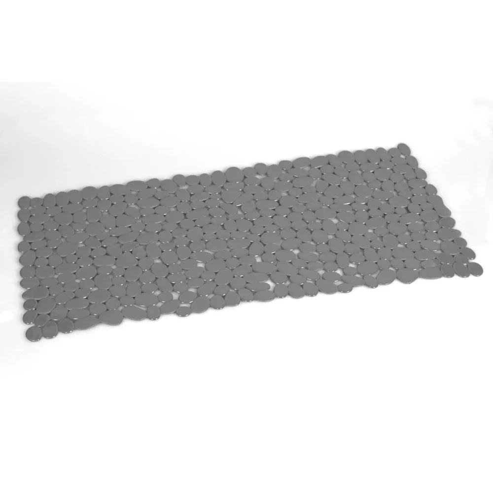 Non-slip shower mat 35x70 River model Gedy - Grijs