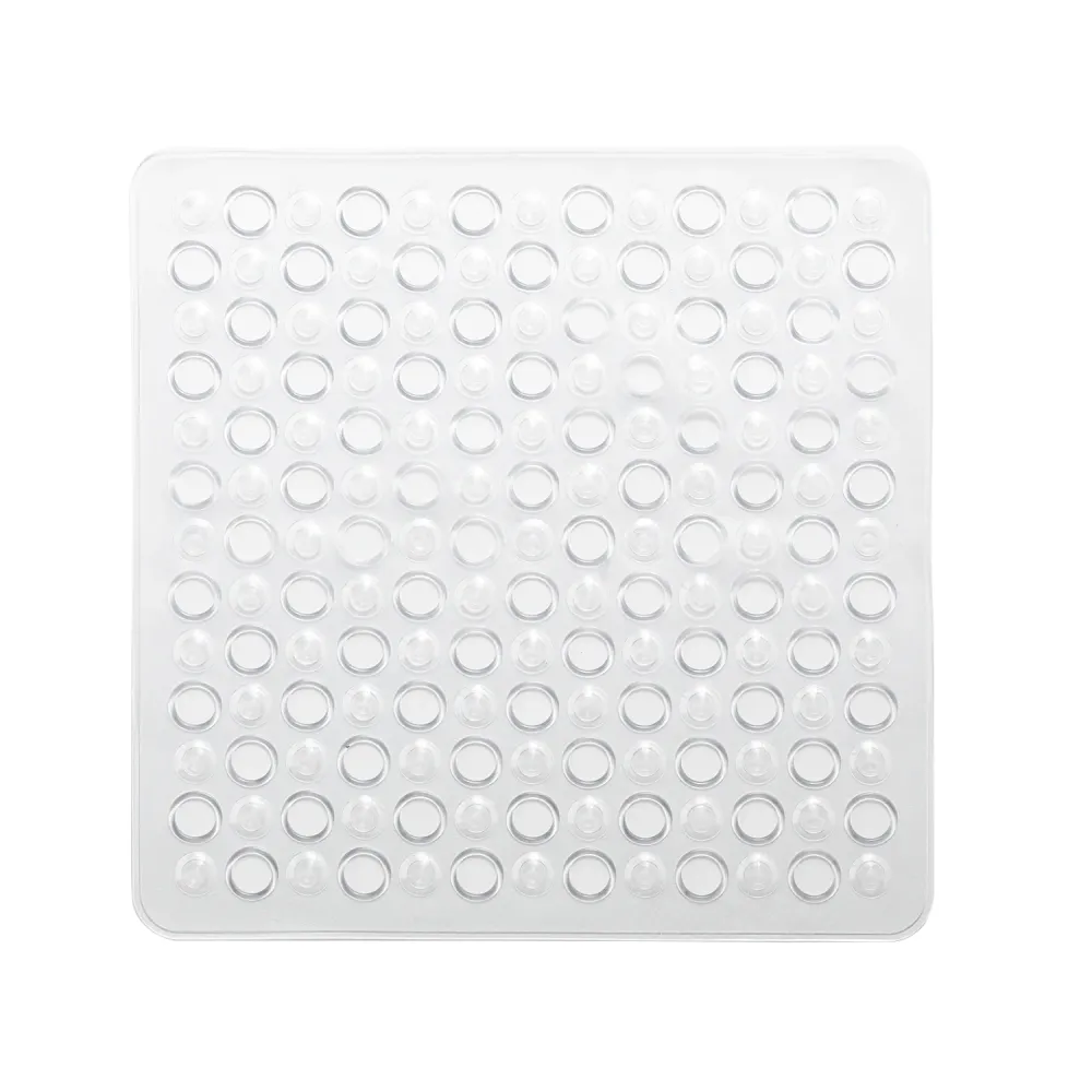 Non-slip shower mat 50x50 model Maim Gedy - Transparant