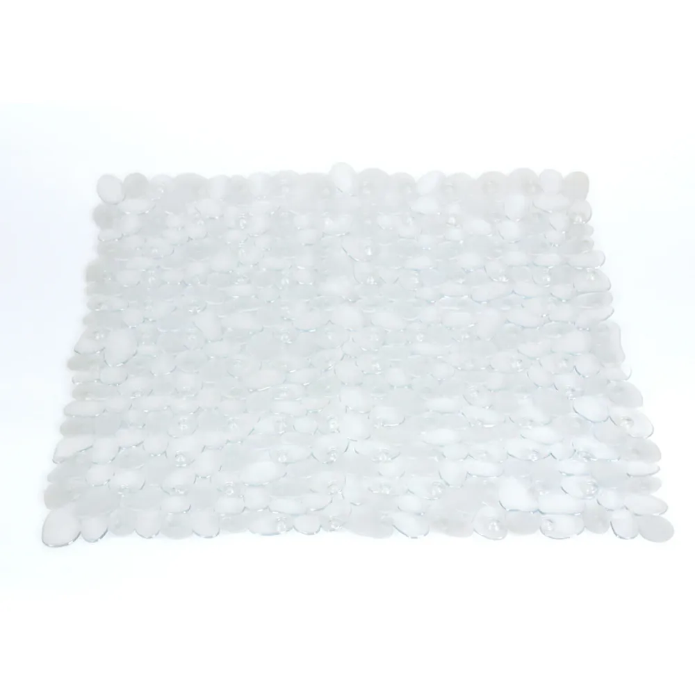 Non-slip shower mat 54x54 River model Gedy - Doorzichtig