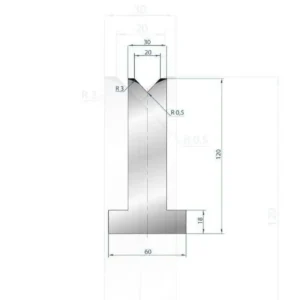 Part No. 3098 @ 805mm 85 Degree Die (Segmented) Zoutvrij