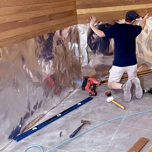 Prosaunas Vapor Barrier Foil, 4 x 80 ft Roll, 320 SqFt