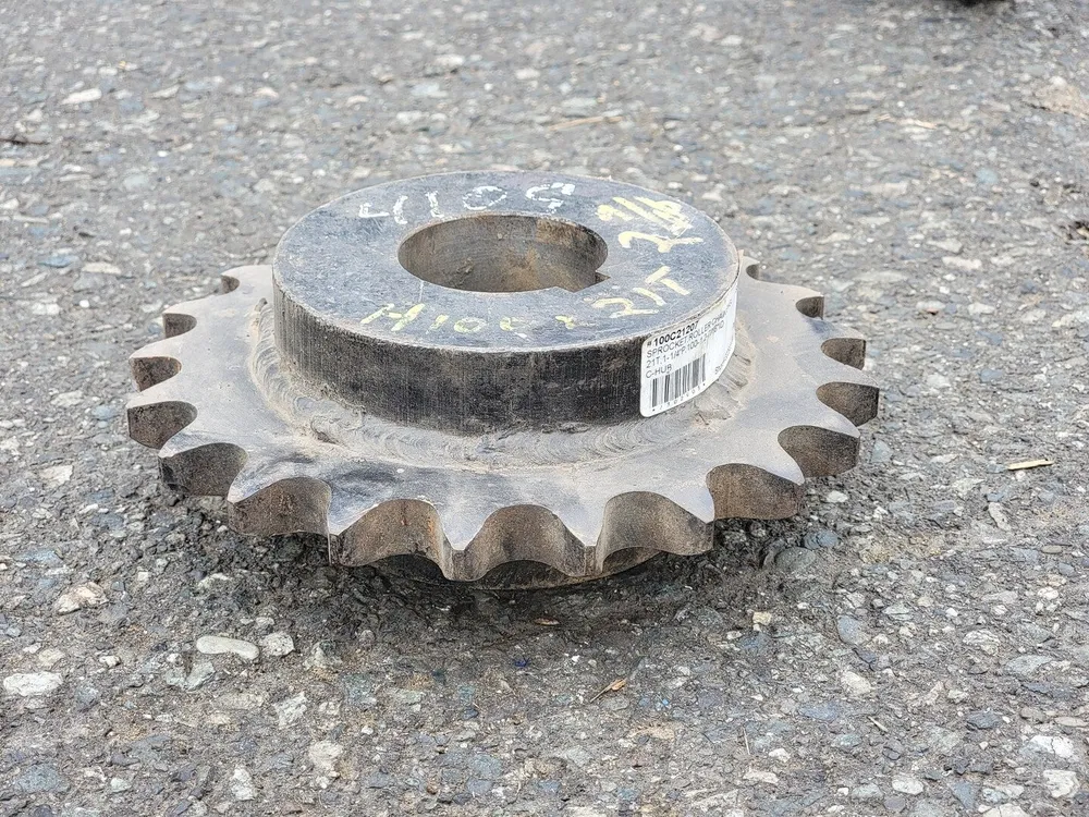 Roller Chain Sprocket 100C21207, Size 100, 21 Teeth