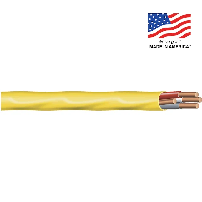Southwire Romex SIMpull 100-ft 12 / 3 Massief Indoor Non-Metallic Wire