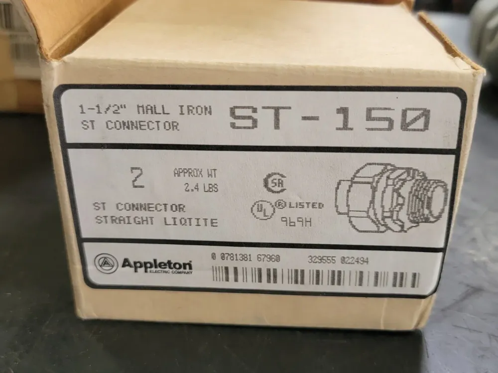 Vorstwerend 1 1/2" Liquidtight Connector ST-150 (Box 2 pcs)
