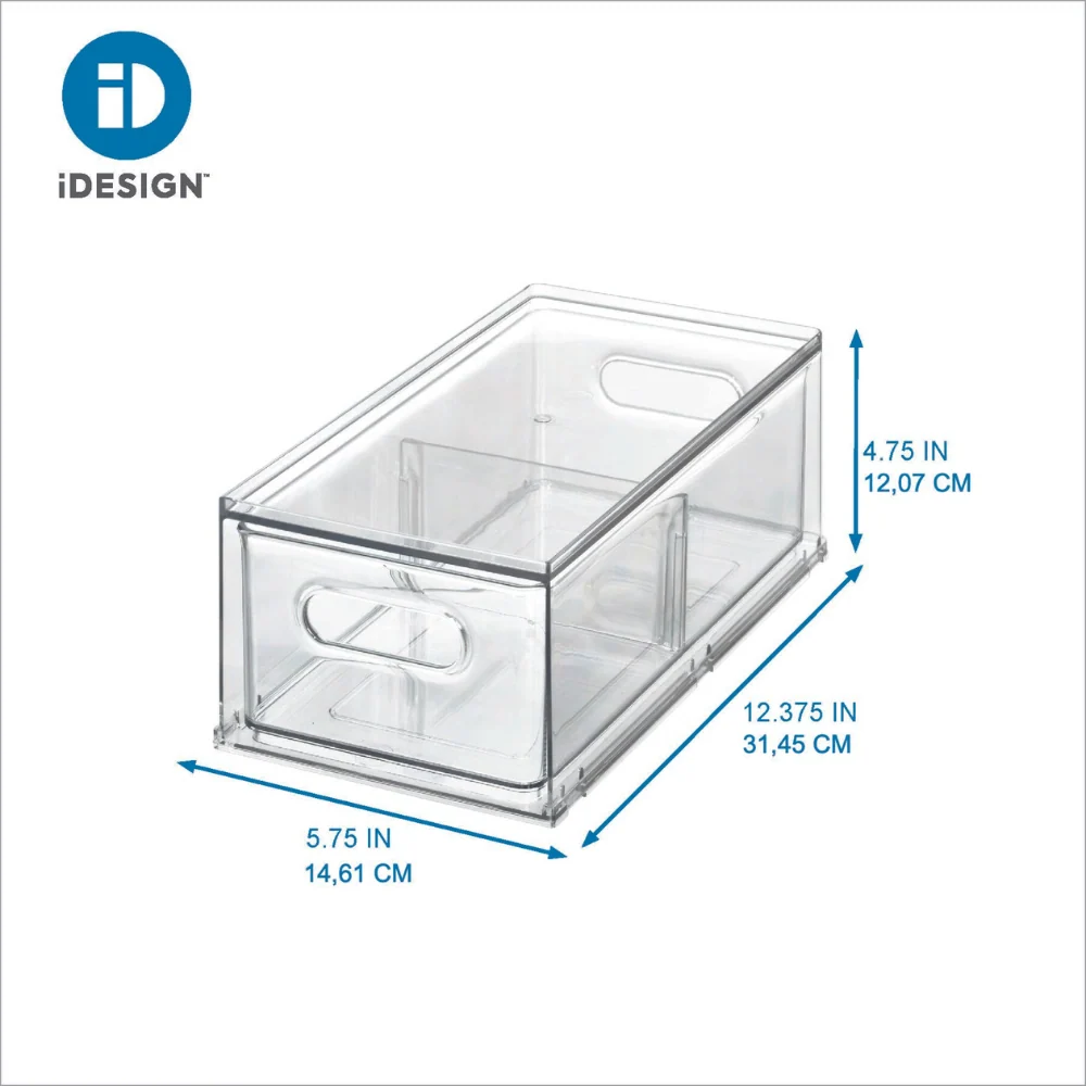 HOME EDIT - Opbergbox Fridge TRANSPARANT - met lade