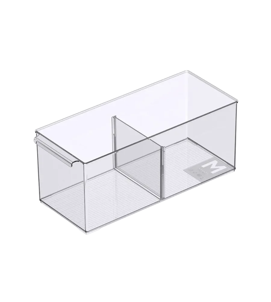 Opbergbak met vakken, extra lang - 15,2 x 37 x 15,1 cm