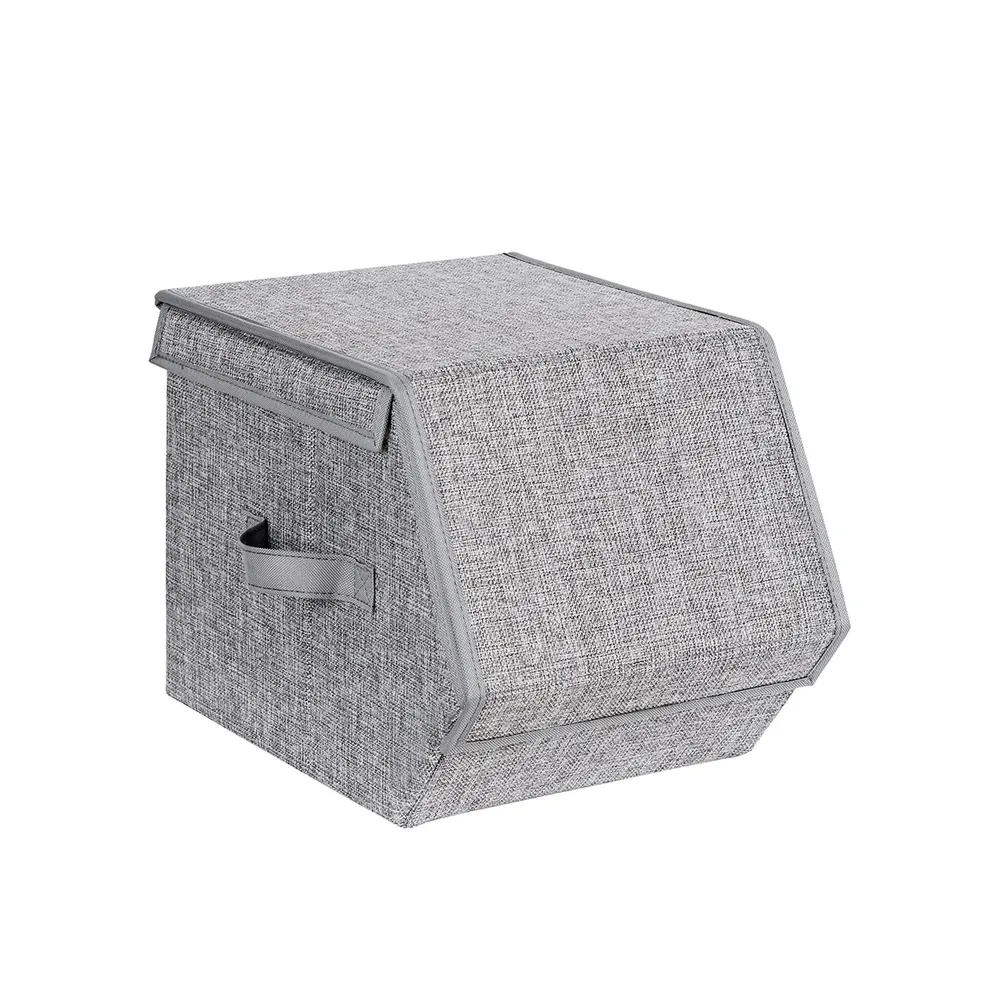Set van 3 opbergdozen met deksel SONGMICS