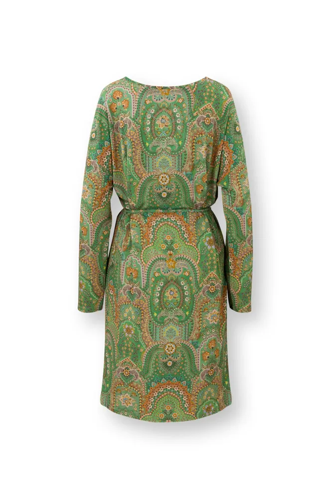 Pip Studio - Dido Nachthemd Lange Mouw Dames - Jabali - Groen - M
