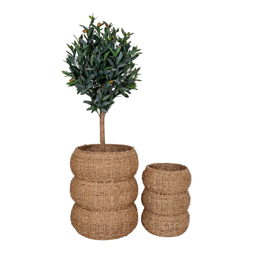Set van 2 opbergmanden Sarbas zeegras House Nordic
