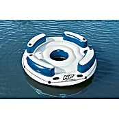 Hydro-Force Lounge-eiland Lazy Dayz - 239 x 239 x 63 cm, Wit/Blauw