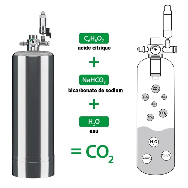 MyScape -Co2 -systeem 3.7 L Arka - Organic CO2 Kit
