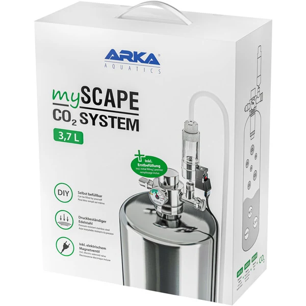 MyScape -Co2 -systeem 3.7 L Arka - Organic CO2 Kit