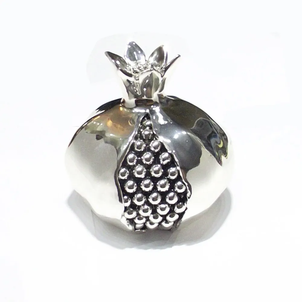 Sovrani granaatappelhars diameter 12 cm zilverlaminaat R 17126