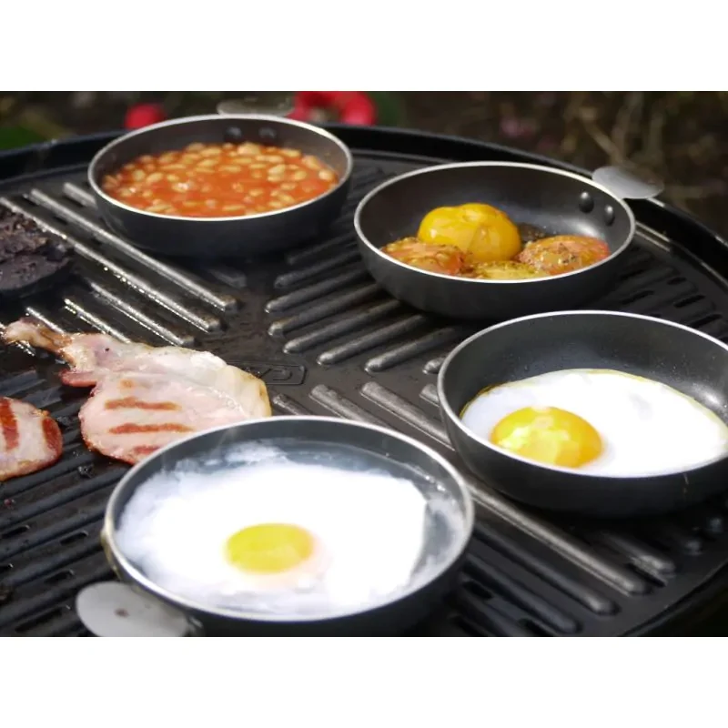 Cadac Tapas Set van 4 aluminium pannetjes