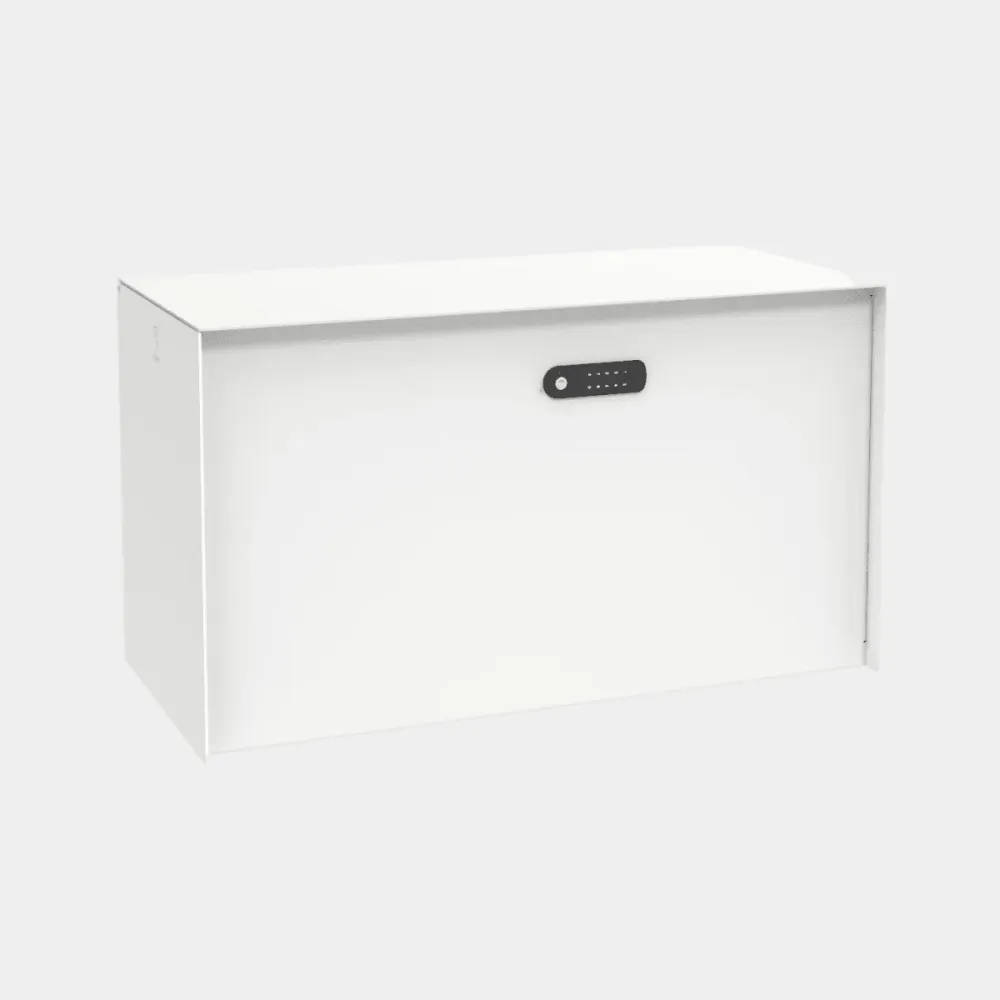 eSafe Bulkbox Pakketbox Verkeerswit RAL 9016