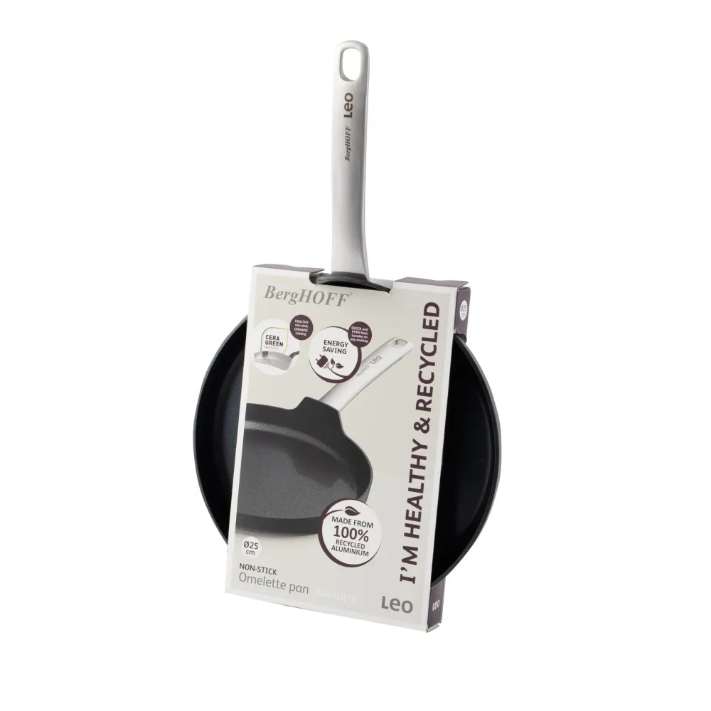 LEO Omeletpan antikleef Graphite - Ø 25cm