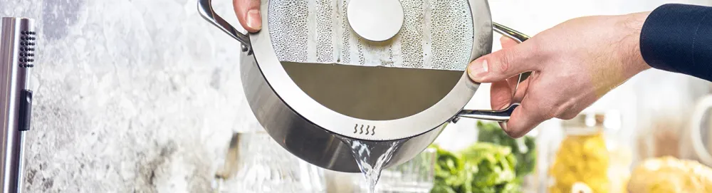 DUCQ Pannenset 4-delig Downdraft 3-laags