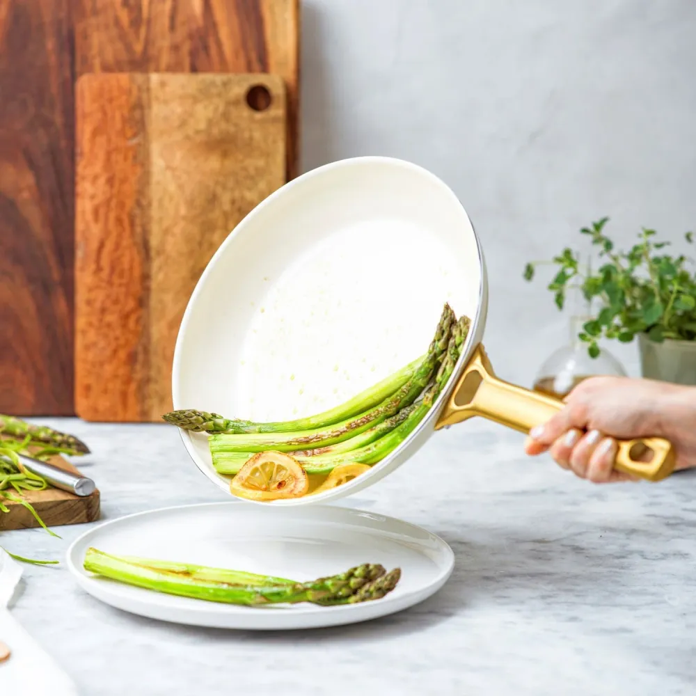 Greenpan Pannenset 10-delig 'Padova Cream White'