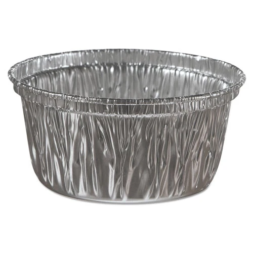HFA Aluminum Baking Cups 4 Oz 3.38" Diameterx1.56"h 1000/Case HFA®