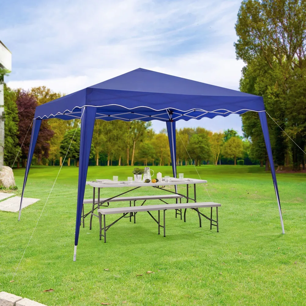 Inklapbare Partytent Vivara - 3 x 3m - Blauw Hosel