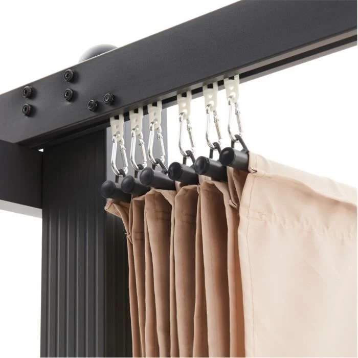 CORDOBA aluminium pergola - Beige - 3 x 3 meter
