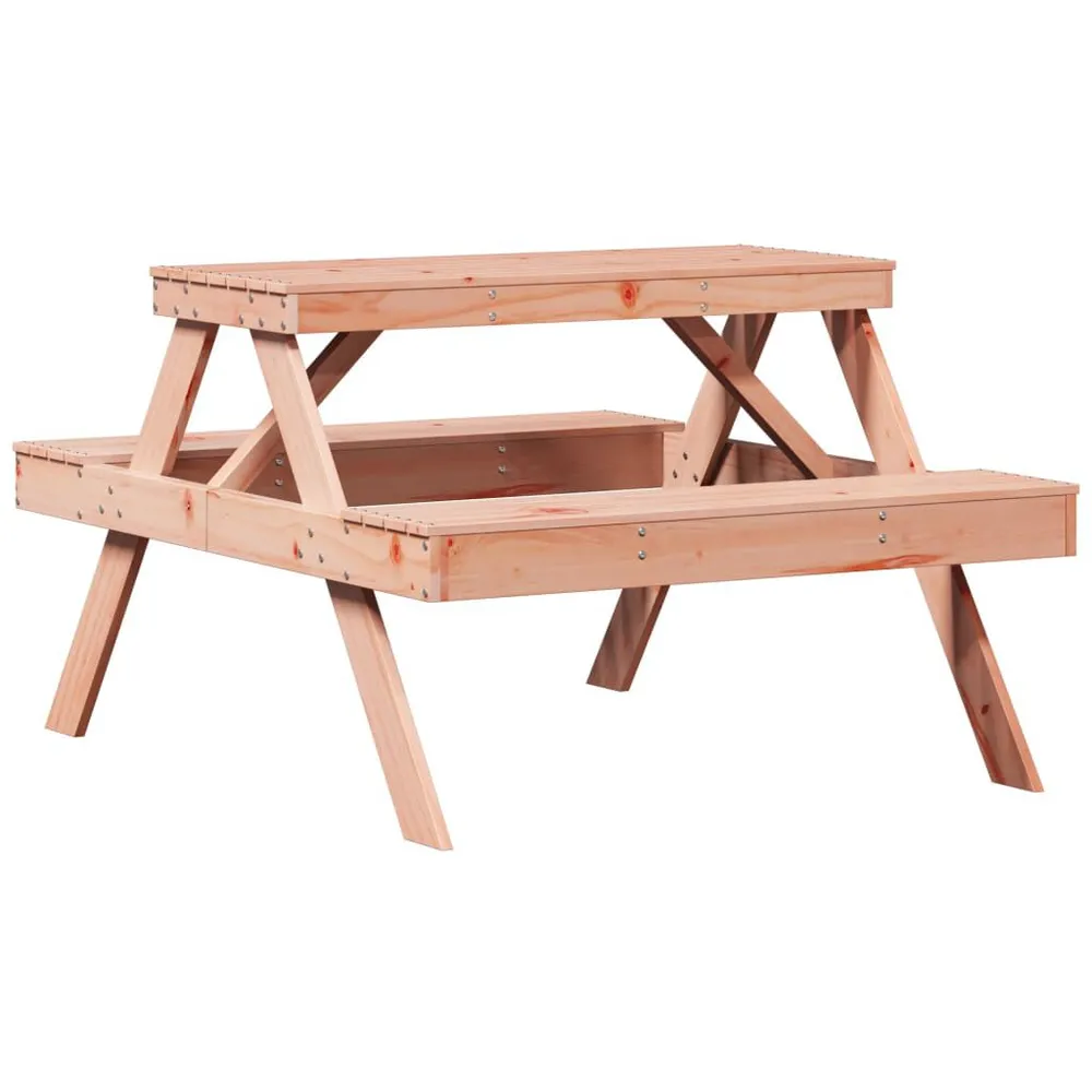 Lage Picknicktafel 105x134x75 cm massief douglashout