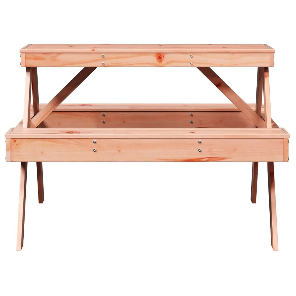 Lage Picknicktafel 105x134x75 cm massief douglashout