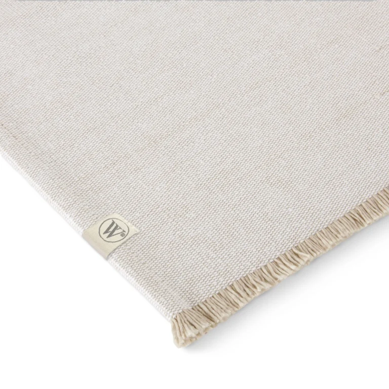 Walra Placemat 2st. 35x48cm 'Sweet Raffle' Wit/Zand