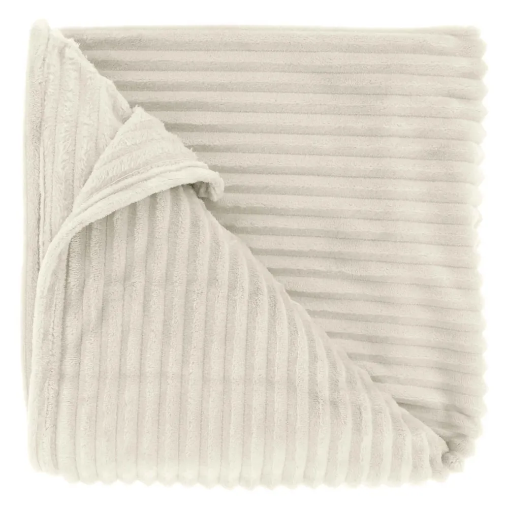 Plaid Dez 150x200cm dove white Unique Living
