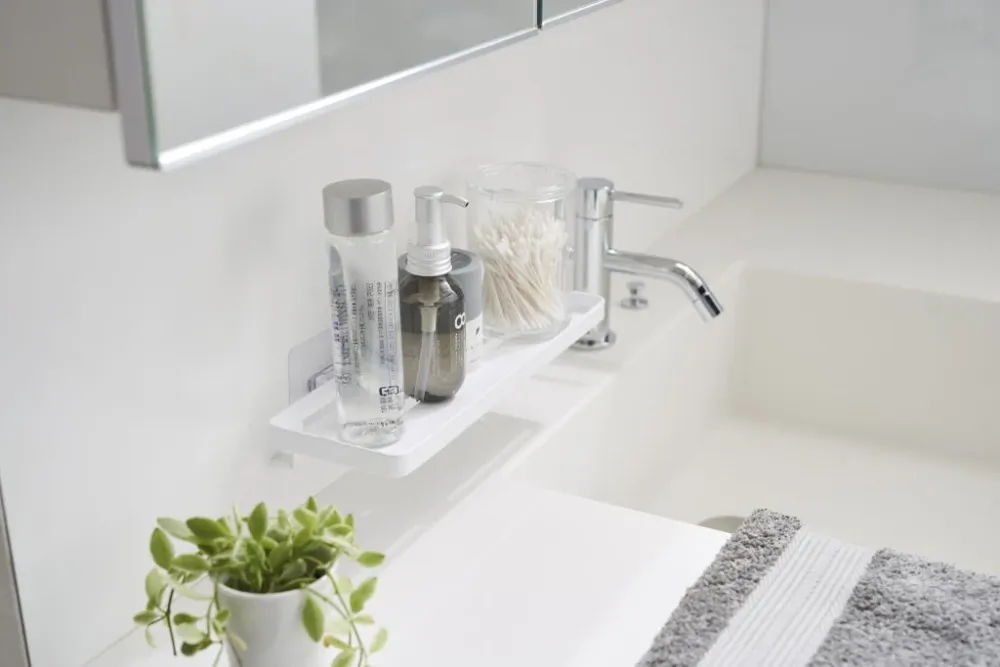 Yamazaki Zelfklevend Badkamer Plankje - Tower - Wit