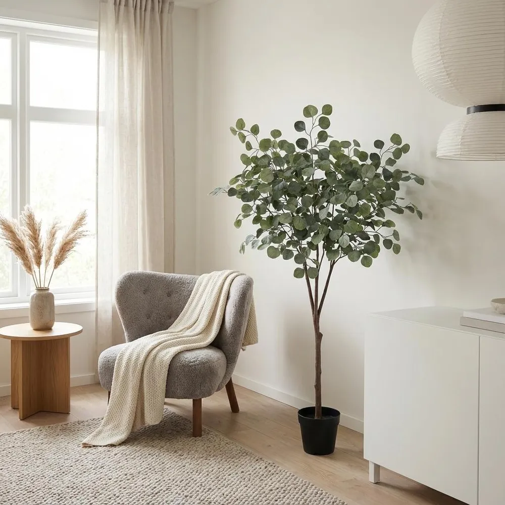 Artificial Eucalyptus Boom – Luxe Kunstplant – 150 cm – Onderhoudsvrij & Stijlvol Everyplants