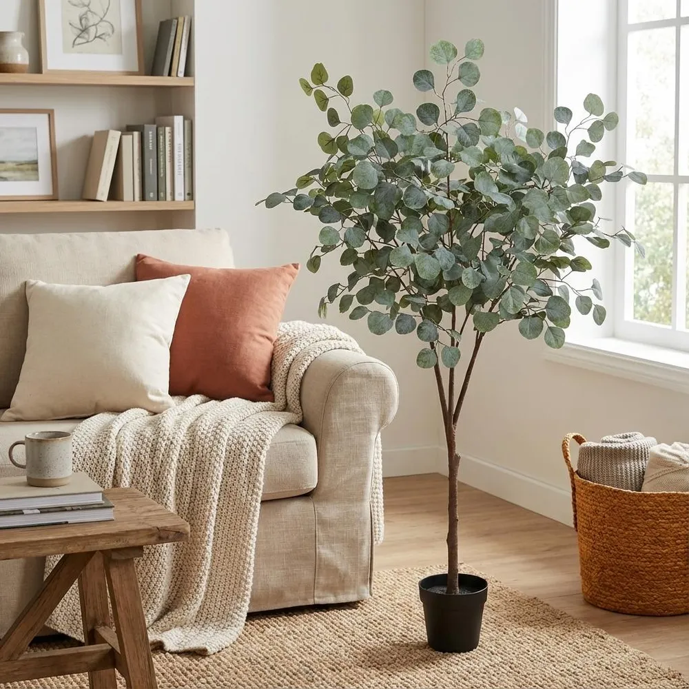 Artificial Eucalyptus Boom – Luxe Kunstplant – 150 cm – Onderhoudsvrij & Stijlvol Everyplants