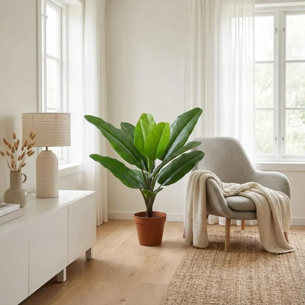 Artificial Philodendron Jungle King – Compacte Kunstplant – 45 cm – Onderhoudsvrij Everyplants