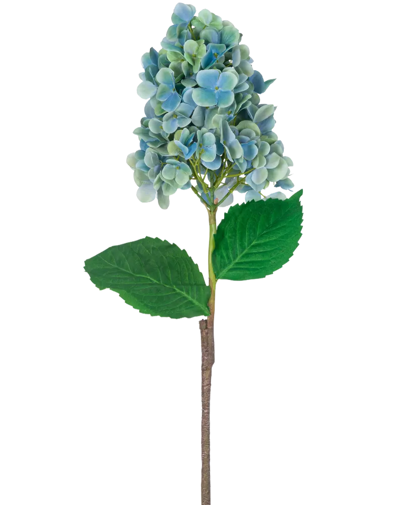 Kunst Hortensia 93 cm blauw