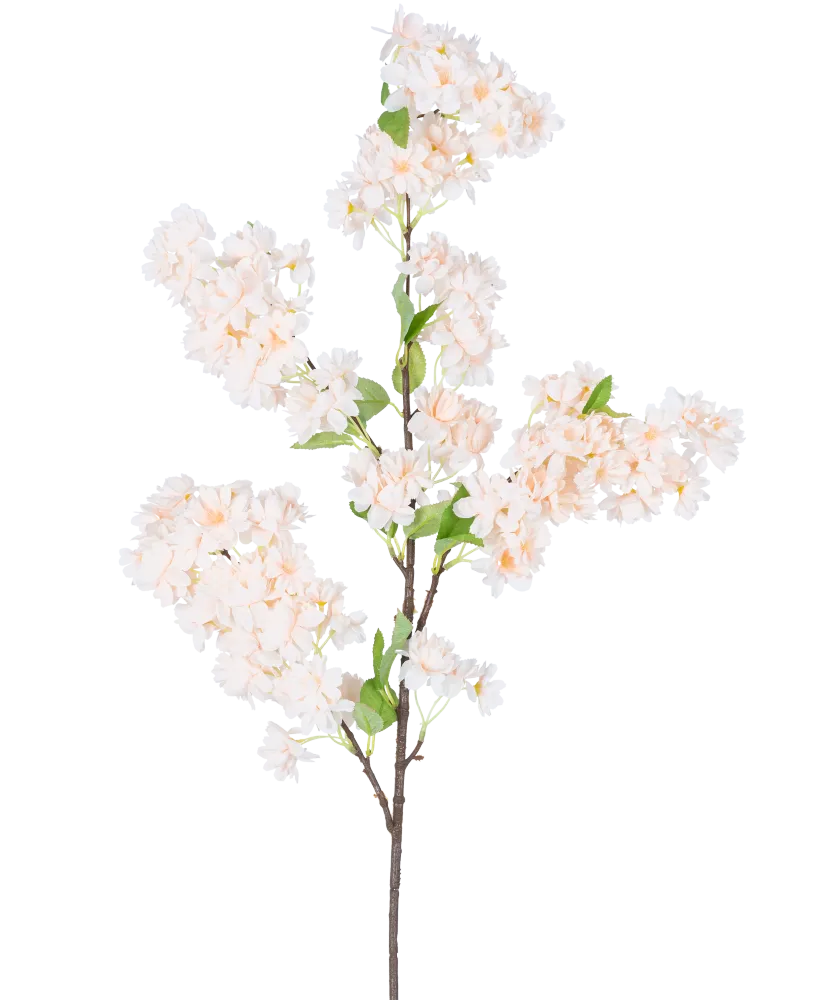 Kunst Kersenbloesem 100 cm wit/roze