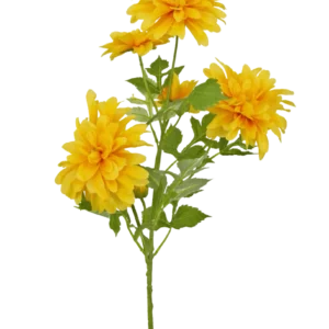 Kunstbloem Dahlia 60 cm oranje
