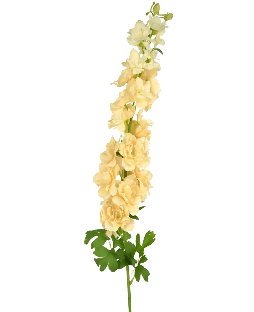 Kunstbloem Delphinium 105 cm crème