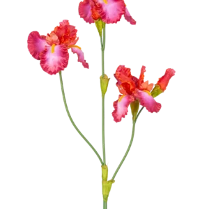 Kunstbloem Iris 102 cm rood