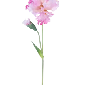 Kunstbloem Iris 80 cm roze