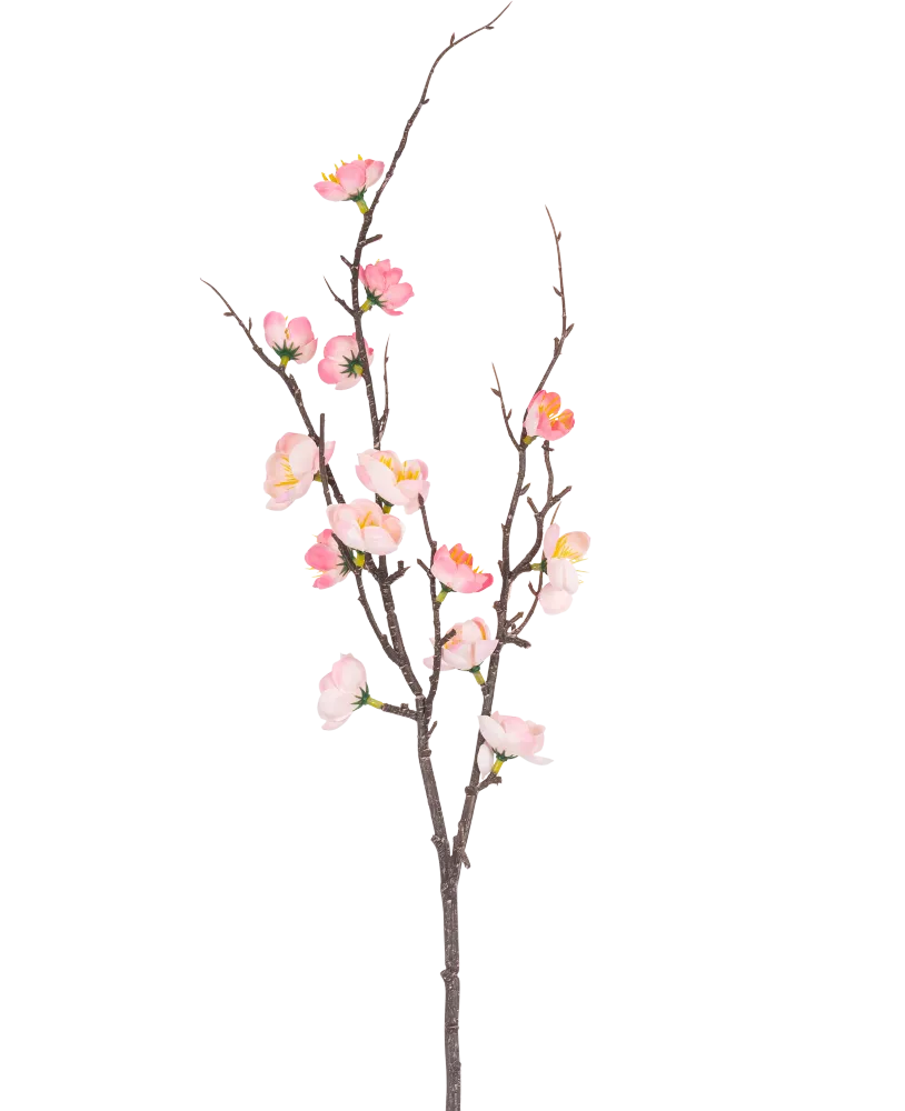 Kunsttak Prunus 78 cm roze