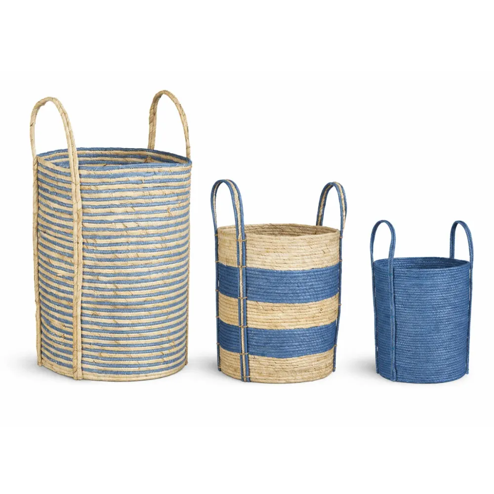Brooklyn Mand Blauw Set Van 3 Mica Decorations