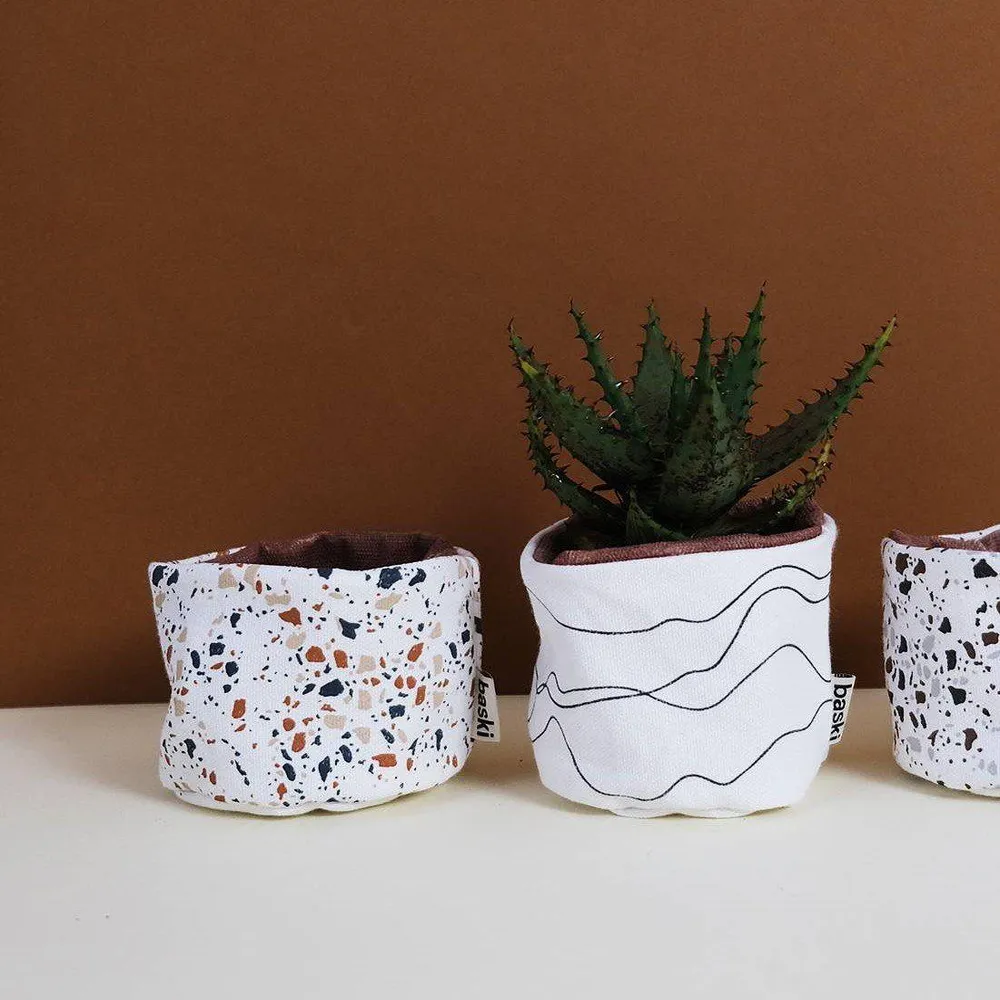 Plantenmandje Sandy Botanic Black Baski