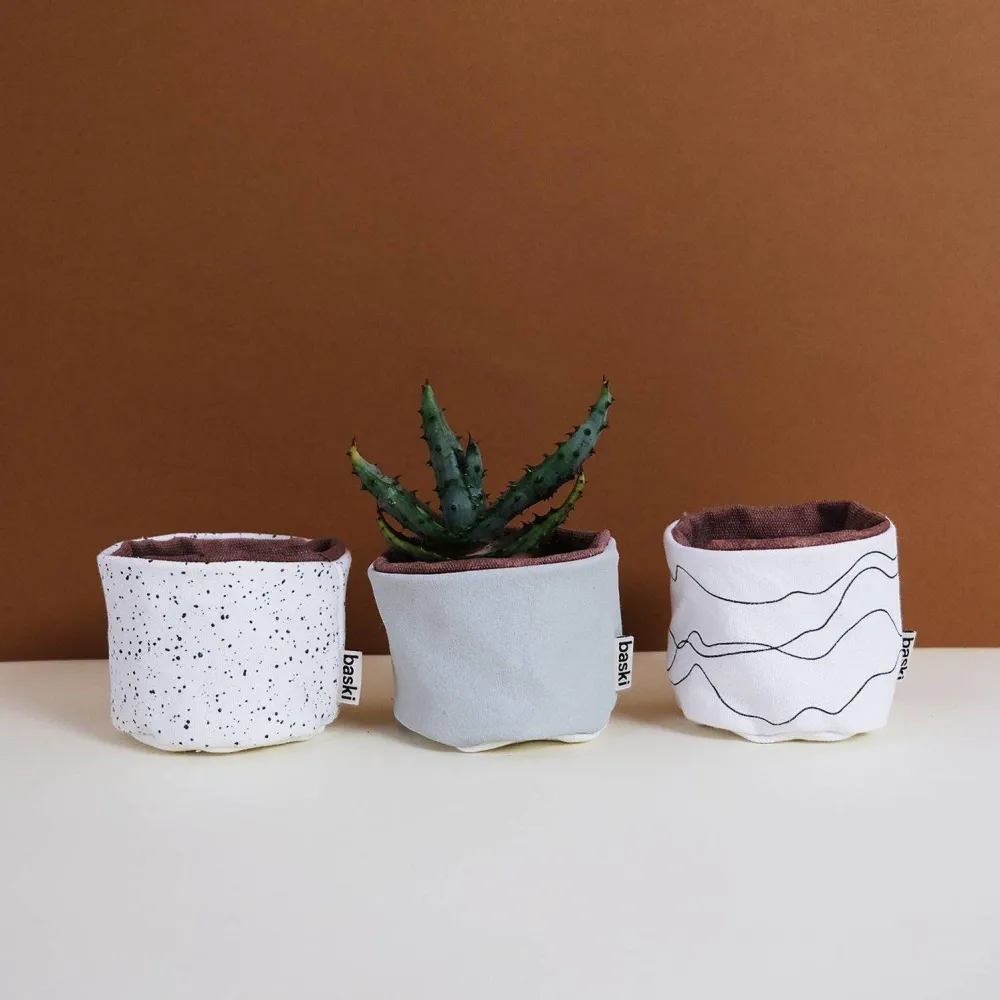 Plantenmandje Sandy Botanic Black Baski
